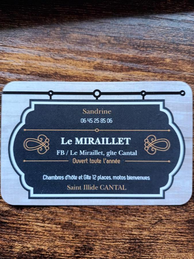 Saint-Illide Le Miraillet, Gite מראה חיצוני תמונה